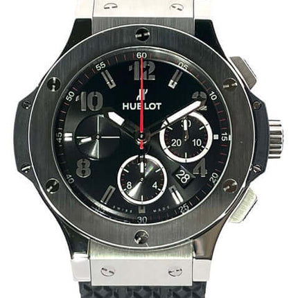 Hublot Big Bang 44 Herrenuhr mit schwarzem Zifferblatt und Kautschukarmband - gebraucht und neu kaufen