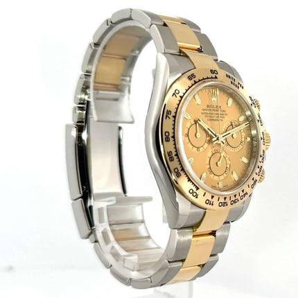 Rolex Daytona Edelstahl Gelbgold 116503 Champagner mit 40 mm Edelstahlgehäuse, 18 kt Gelbgold Lünette und Oyster Armband, Champagnerfarbenes Zifferblatt