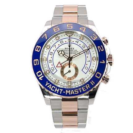 Rolex Yacht-Master II 116681 Edelstahl Everose-Gold 44 mm mit blauem Keramik Lünette, Oyster Armband aus Edelstahl und Everose-Gold