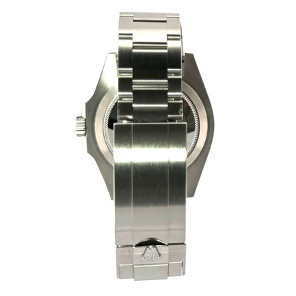 Edelstahl-Armband der Rolex Submariner 124060 No Date, Rückseite, poliert und satiniert, mit Sicherheitsfaltschließe.