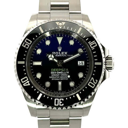 Rolex Sea-Dweller Deepsea 136660 D-Blue Edelstahlgehäuse, blaues/schwarzes Zifferblatt, einseitig drehbare Lünette, Oysterband.