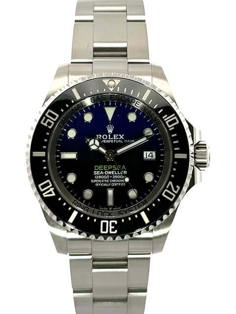 Rolex Sea-Dweller Deepsea 136660 D-Blue Edelstahlgehäuse, blaues/schwarzes Zifferblatt, einseitig drehbare Lünette, Oysterband.