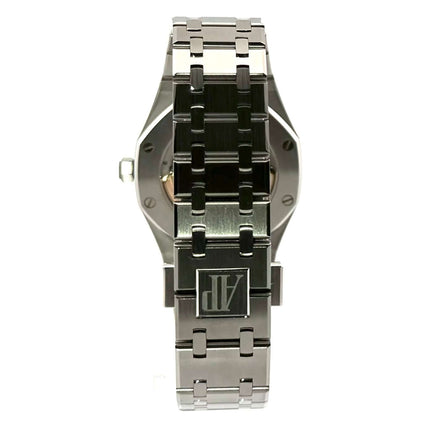 Edelstahlarmband der Audemars Piguet Royal Oak Automatik 77451ST.ZZ.1361ST.04 mit Faltschließe, Rückseite.