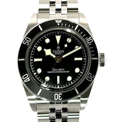 Tudor Black Bay M7941A1A0NU-0003 Uhr Edelstahlgehäuse, schwarzes Zifferblatt, Edelstahlband, Automatik Uhrwerk, 41 mm Gehäusedurchmesser