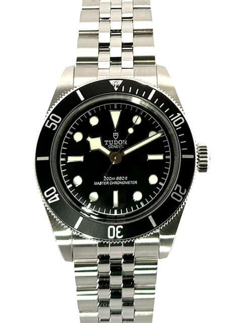 Tudor Black Bay M7941A1A0NU-0003 Uhr Edelstahlgehäuse, schwarzes Zifferblatt, Edelstahlband, Automatik Uhrwerk, 41 mm Gehäusedurchmesser