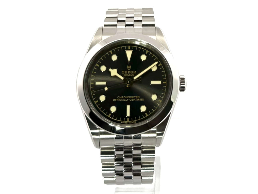 Tudor Black Bay 39 Ref. M79660-0001, Edelstahlgehäuse, graues Zifferblatt, Leuchtzeiger, Edelstahlband, Automatikaufzug, Saphirglas.